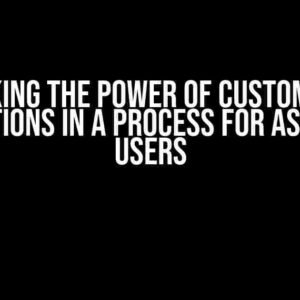 Unlocking the Power of Custom Rules Conditions in a Process for Assigned Users